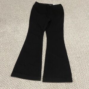 INC International Concepts Black Wide Leg Jeans